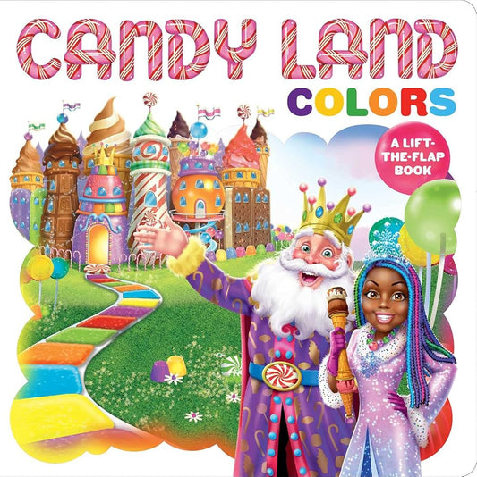 Hasbro Candy Land: Colors: (Interactive Books for Kids Ages 0+, Concepts Board Books for Kids, Educational Board Books for Kids) (PlayPop)