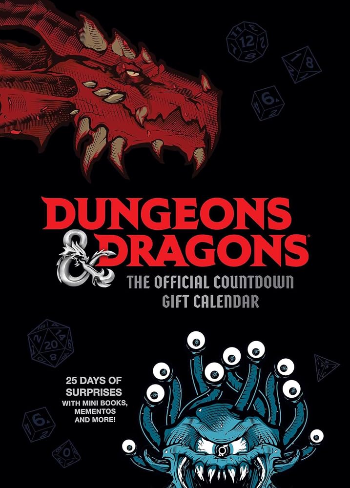 Dungeons & Dragons: The Official Countdown Gift Calendar: 25 Days of Mini Books, Mementos, and More!