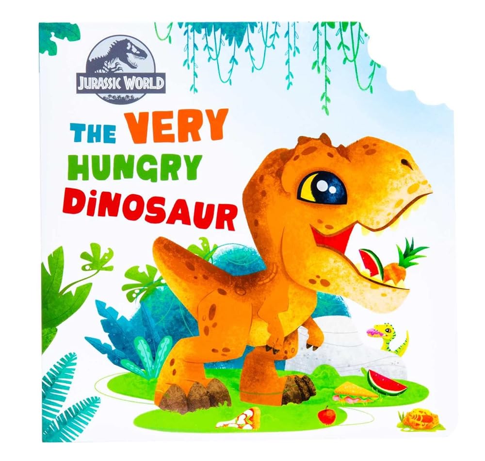 Jurassic World: The Very Hungry Dinosaur: (Concepts Board Books for Kids, Educational Board Books for Kids, PlayPop)