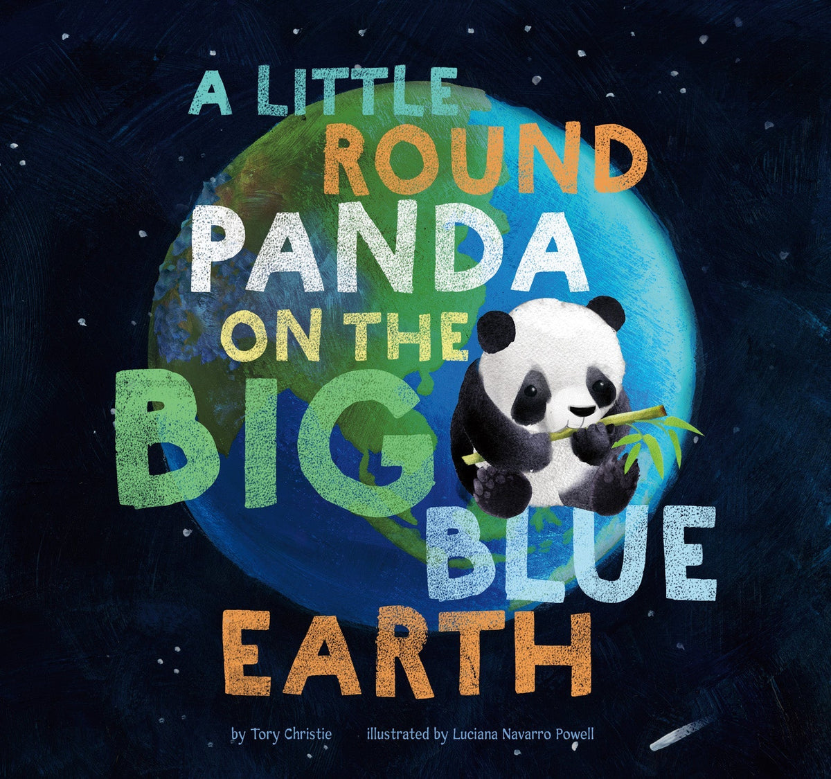 A Little Round Panda on the Big Blue Earth Book