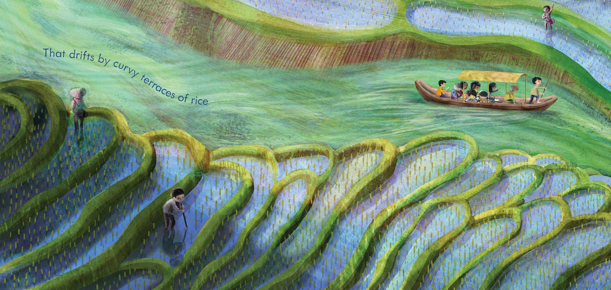 A Little Round Panda on the Big Blue Earth Book