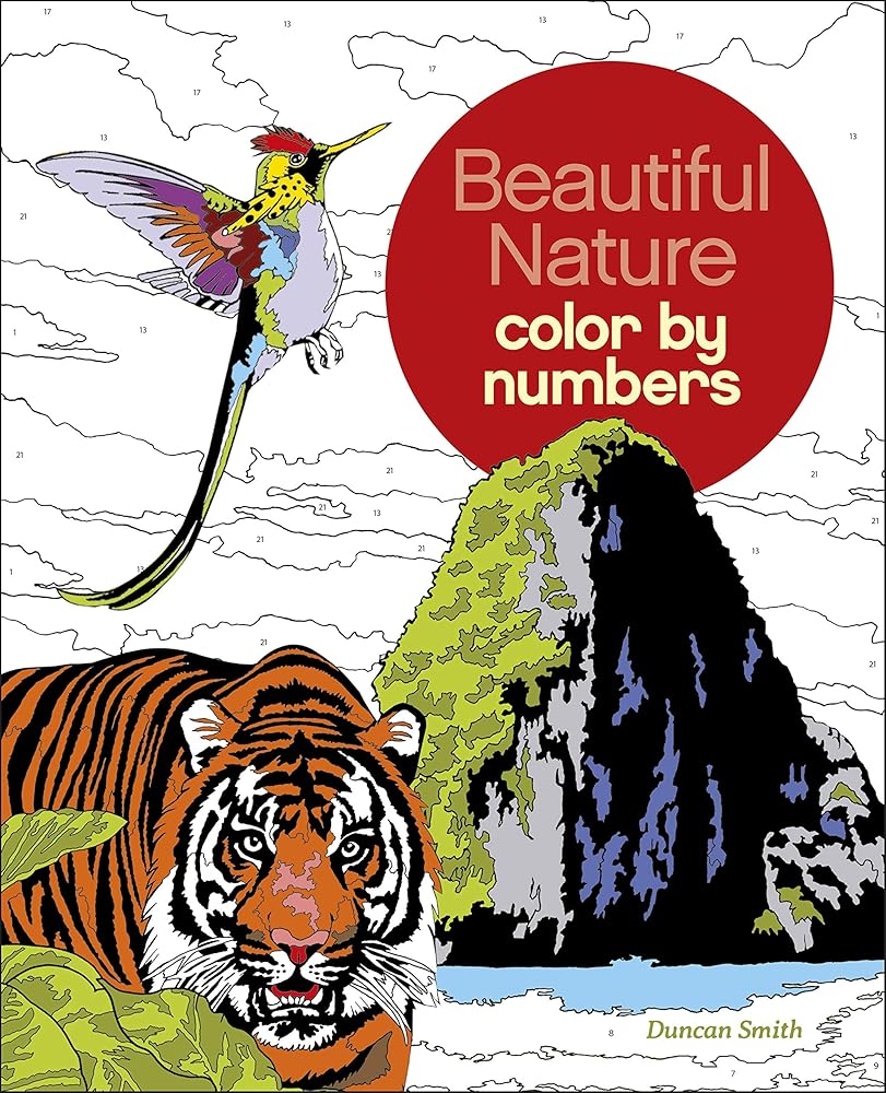 Beautiful Nature Color by Numbers (Sirius Color by Numbers Collection, 16)