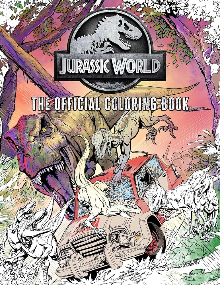 Jurassic World: The Official Coloring Book
