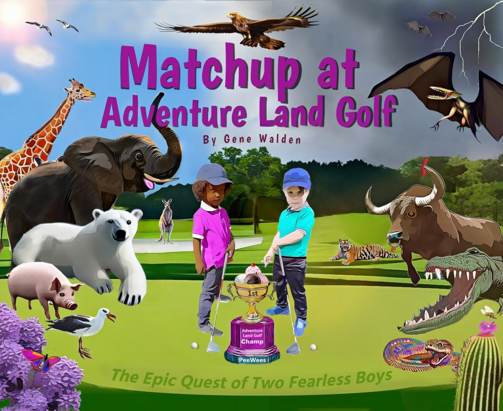 Matchup at Adventure Land Golf: The Epic Quest of Two Fearless Boys - Deluxe Edition Book
