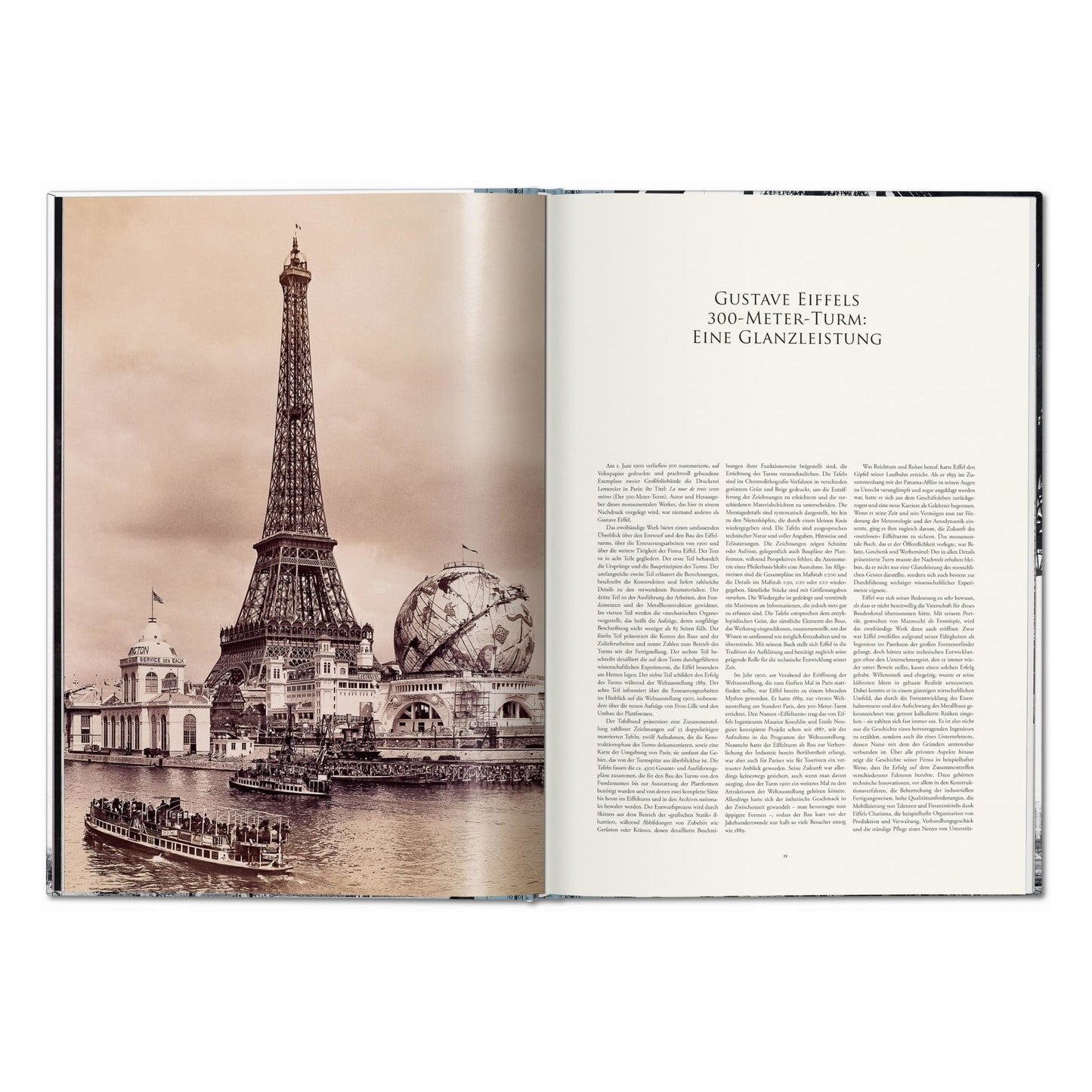 The Eiffel Tower (German, French, English, Italian) Book