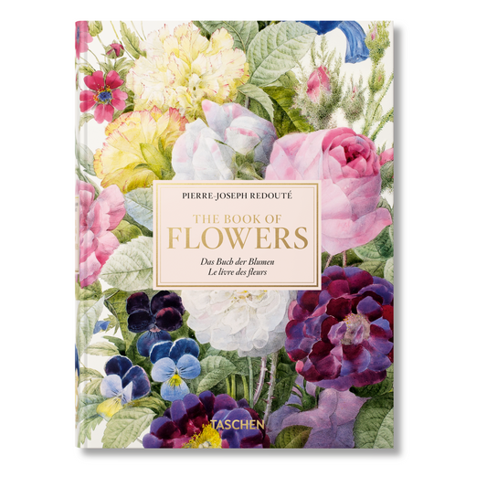 Redouté. The Book of Flowers. 45th Ed. (German, French, English) Book