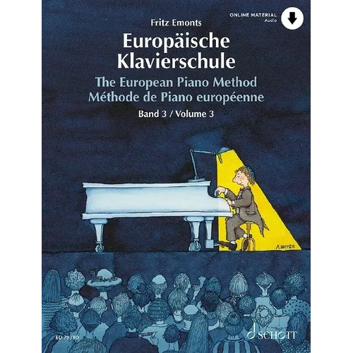 The European Piano Method - Volume 3: Book/Online Audio
