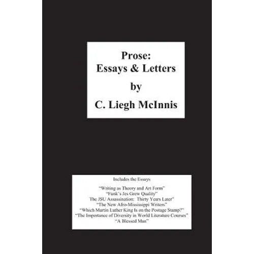 Prose: Essays And Letters