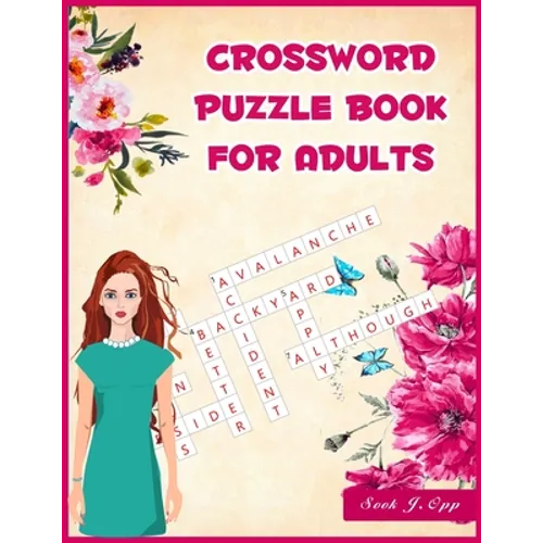 Crossword Puzzle Book for Adults: 101 Challenging Crossword Puzzle Book for Adults