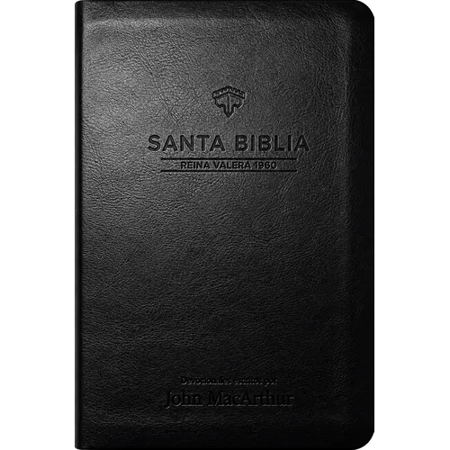 Santa Biblia Reina Valera 1960 - Fortaleza Devocional (Sentipiel, Negro, Letra Roja): Devocionales Escritos Por: John MacArthur