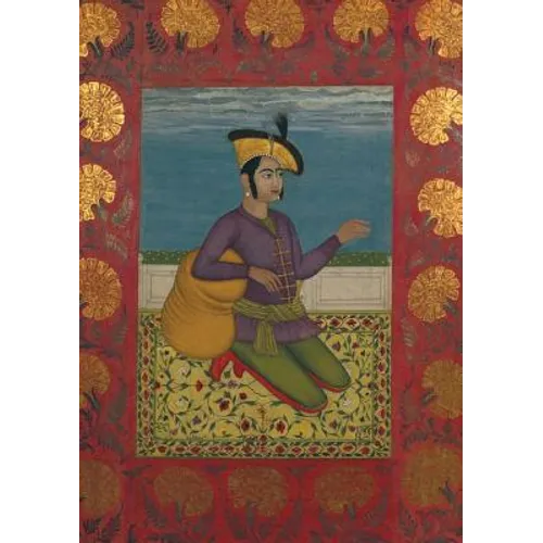Carnet Ligné Prince Indien À Genoux, Miniature 18e