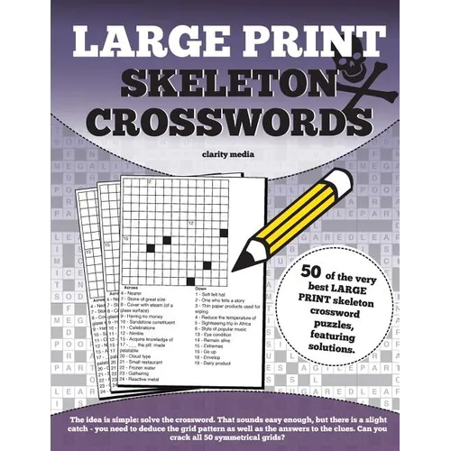 Large Print Skeleton Crosswords