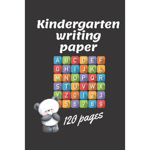 Kindergarten writing paperbook Ages 3-5: Trace Letters: Alphabet Handwriting Practice workbook for kids