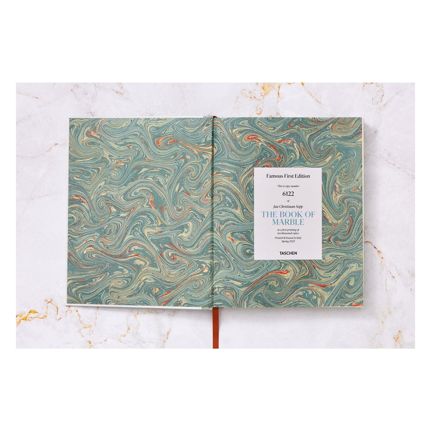 Jan Christiaan Sepp. The Book of Marble (German, French, English) (FFE) Book