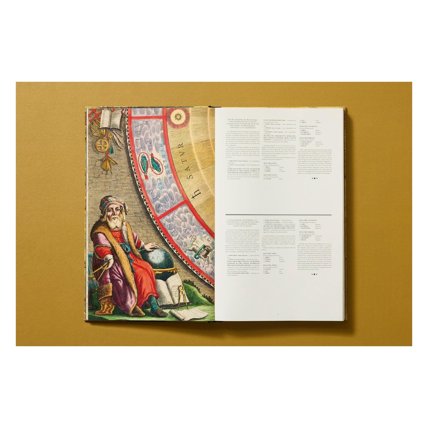 Cellarius Atlas (German, French, English) Book