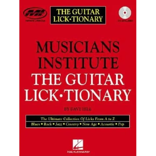The Guitar Lick*tionary: Private Lessons Series [With 1]