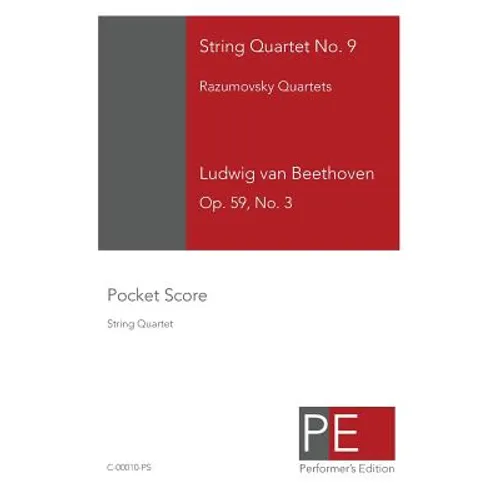 String Quartet No. 9: Pocket Score