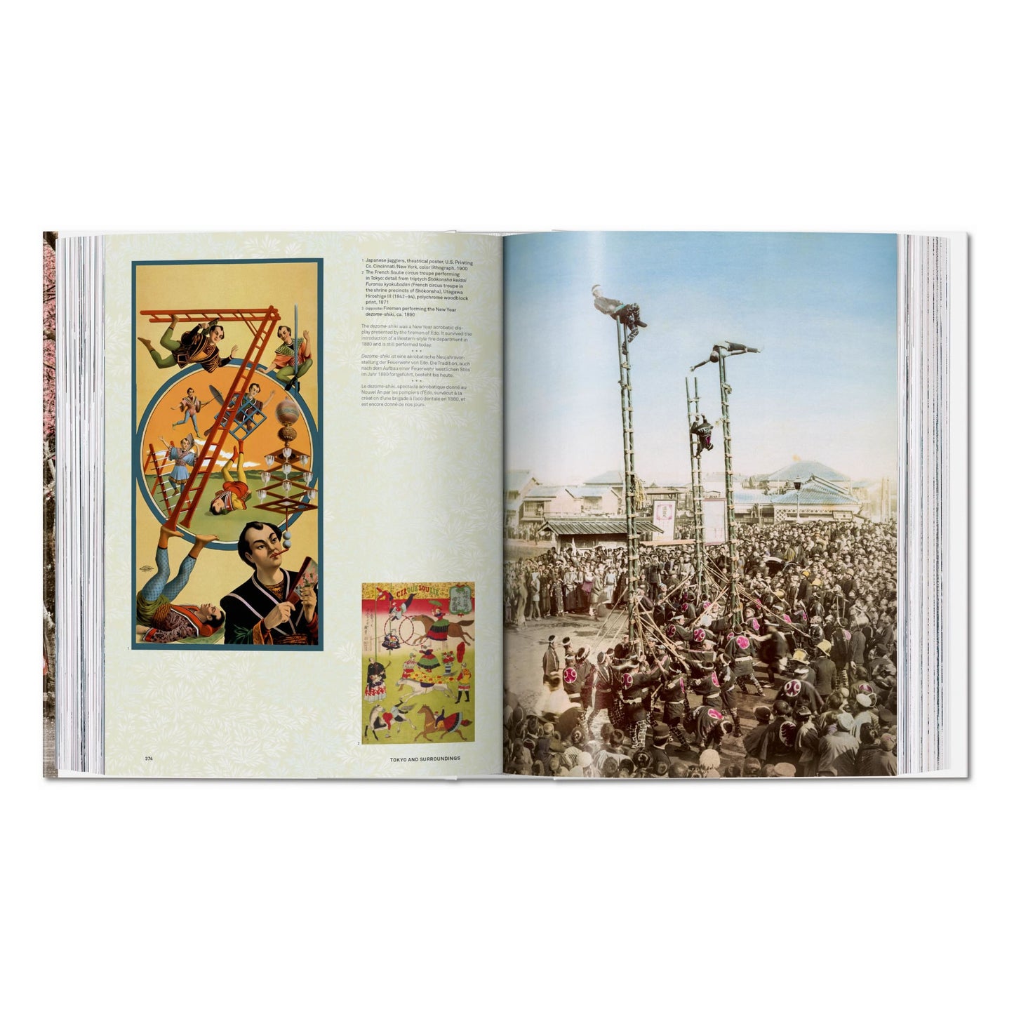 Japan 1900. A Portrait in Color (German, French, English) Book