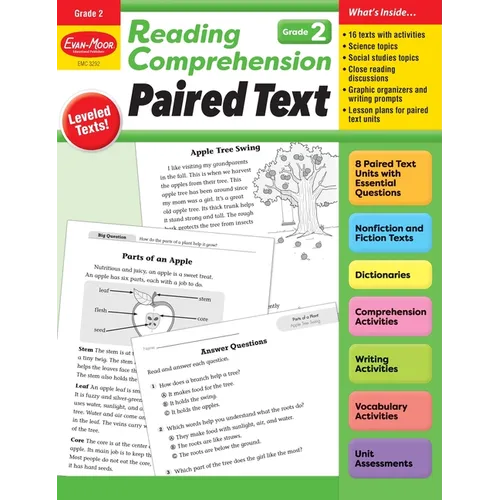 Reading Comprehension: Paired Text, Grade 2 Teacher Resource
