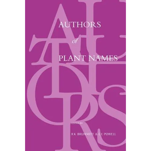 Authors of Plant Names