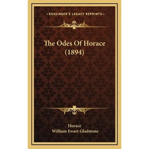 The Odes Of Horace (1894)