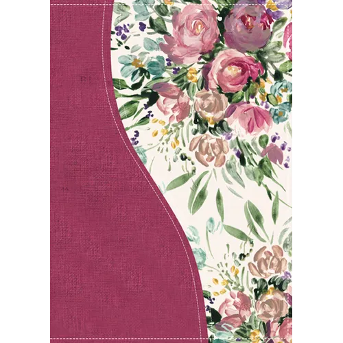 Biblia de Una Joven Conforme Al Corazón de Dios: Lujo Floral