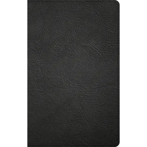 KJV Single-Column Personal Size Bible, Black Genuine Leather