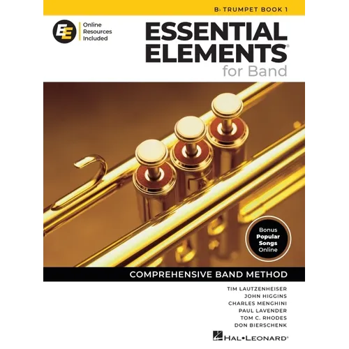 Essential Elements for Band BB Trumpet Book 1 with Eei Online Resources Trumpet Method Book and Sheet Music for Students and Teachers Band Method Song