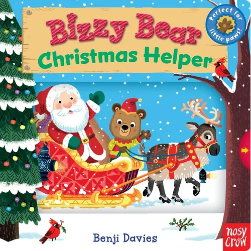 Bizzy Bear: Christmas Helper: (Interactive Holiday Board Book for Toddlers - With Sturdy Tabs and Slides to Push and Pull)