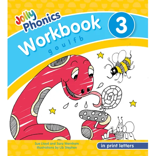 Jolly Phonics Workbook 3: In Print Letters (American English Edition)