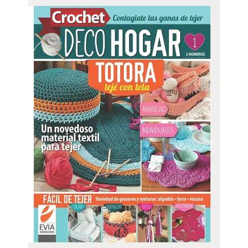 Crochet DecoHogar. Totora 1: Un novedoso material textil para tejer