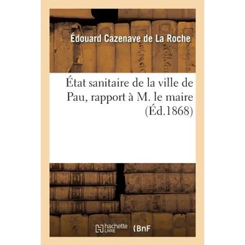 État Sanitaire de la Ville de Pau, Rapport À M. Le Maire