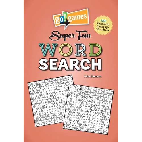 Go!games Super Fun Word Search: 188 Puzzles to Challenge Your Brain