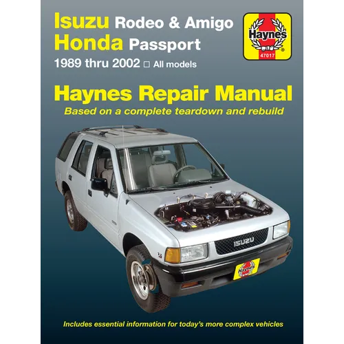 Isuzu Rodeo & Amigo 1989-02