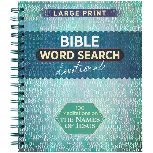 100 Meditations on the Names of Jesus: Bible Word Search Devotional