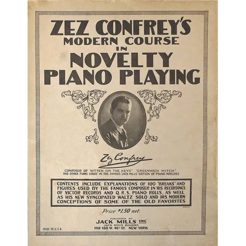 Zez Confrey's Modern Course in Novelty Piano Playing