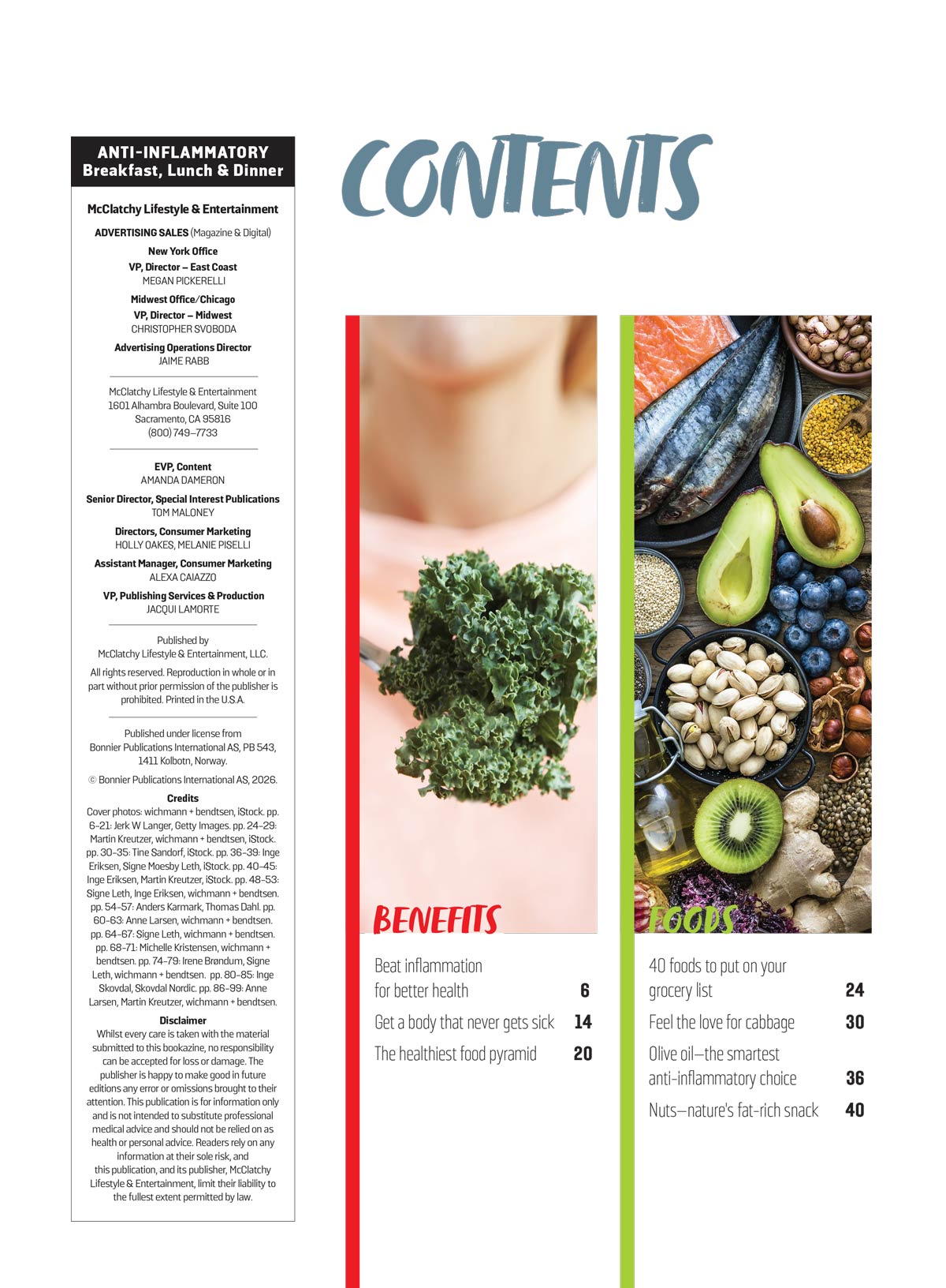 Anti-Inflammatory Breakfast, Lunch & Dinner - A Complete Guide To Anti-Inflammatory Foods: 50 Quick, Healthy Recipes For Everyday Meals, Meals To Beat Pain, Reduce Inflammation Naturally & More!