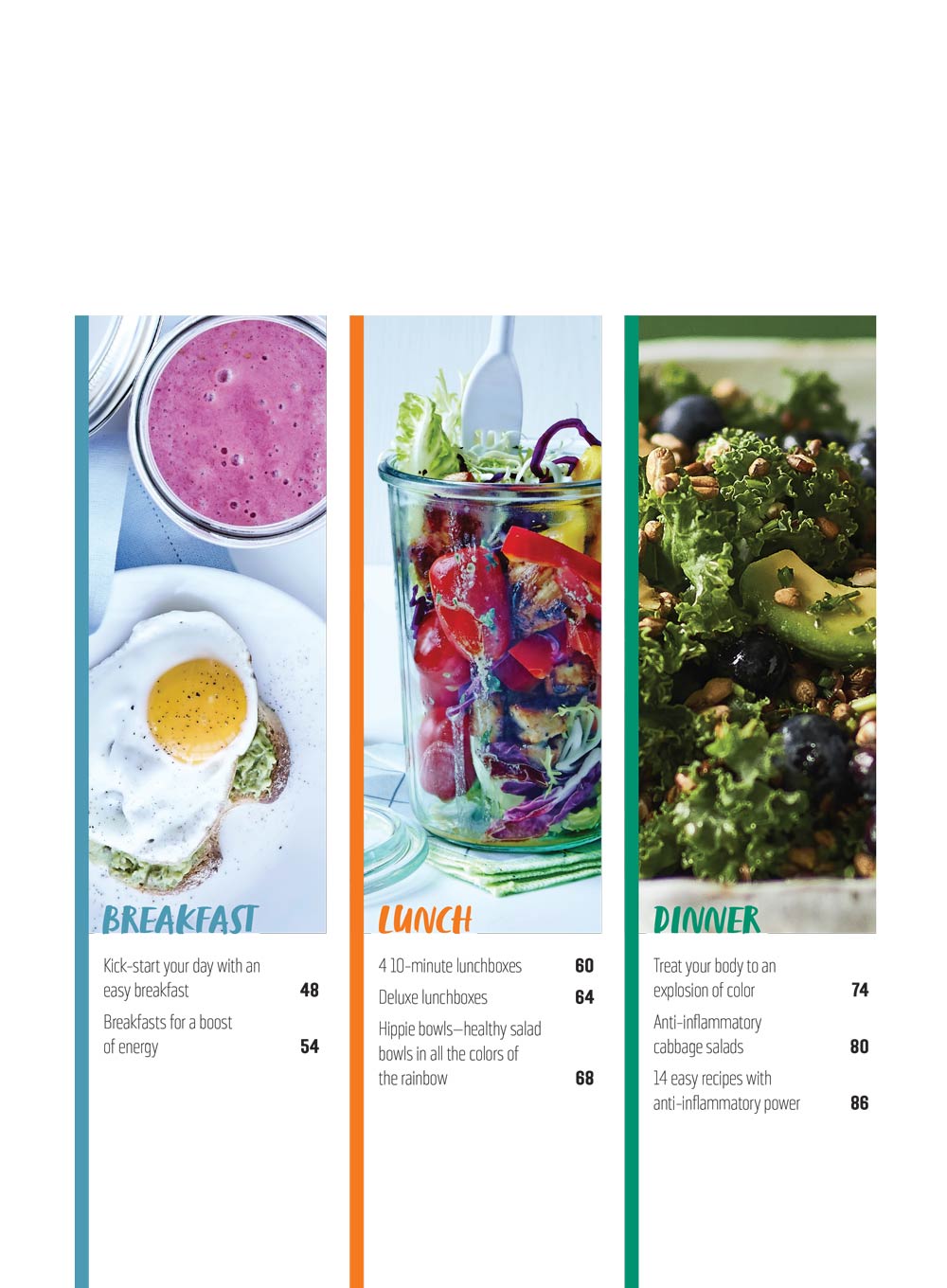 Anti-Inflammatory Breakfast, Lunch & Dinner - A Complete Guide To Anti-Inflammatory Foods: 50 Quick, Healthy Recipes For Everyday Meals, Meals To Beat Pain, Reduce Inflammation Naturally & More!