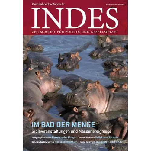 Im Bad Der Menge: Indes 2012 Jg. 1 Heft 03