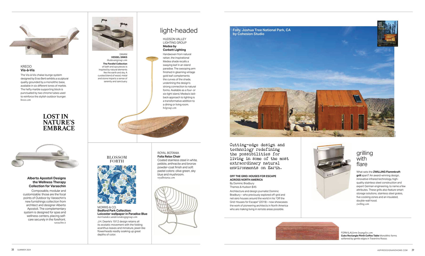 Aspire - Summer 2024: Design, Lifestyle & Architecture, Voices Shaping Modern Homes From Illinois To Italy, Sustainable Living, Artistic Inspirations & Contemporary Design Trends Across The Globe!