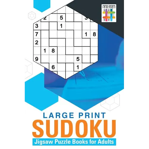 Large Print Sudoku Jigsaw Puzzle Books for Adults
