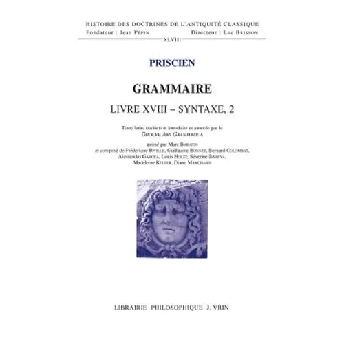 Grammaire Livre XVIII: Syntaxe 2