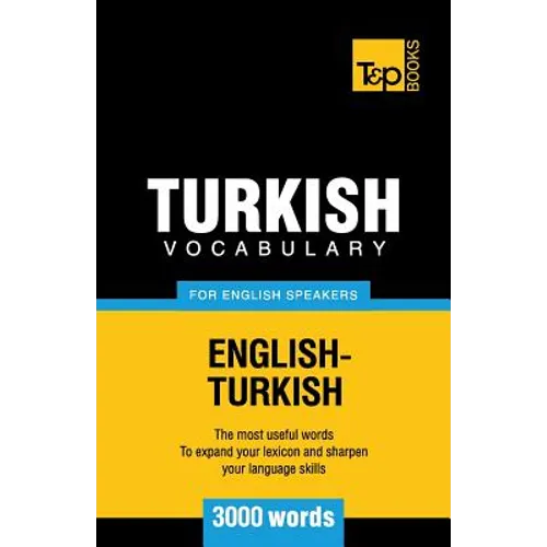 Turkish Vocabulary for English Speakers - 3000 words