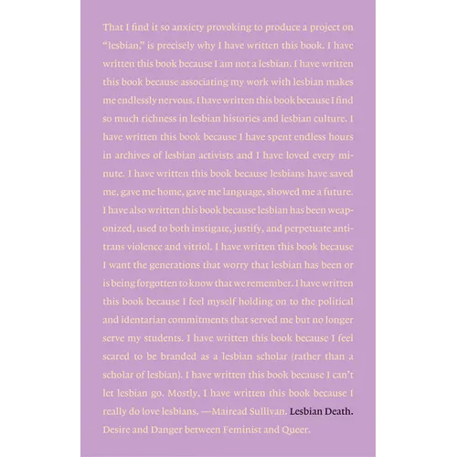 Lesbian Death: Desire and Danger Between Feminist and Queer