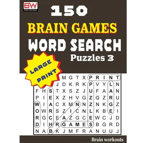 150 Brain Games - WORD SEARCH Puzzles 3