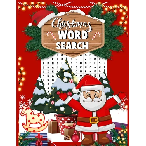 Christmas word search.: Easy Large Print word search Puzzle Book for Adults, Kids & Everyone for the 25 Days of Christmas.