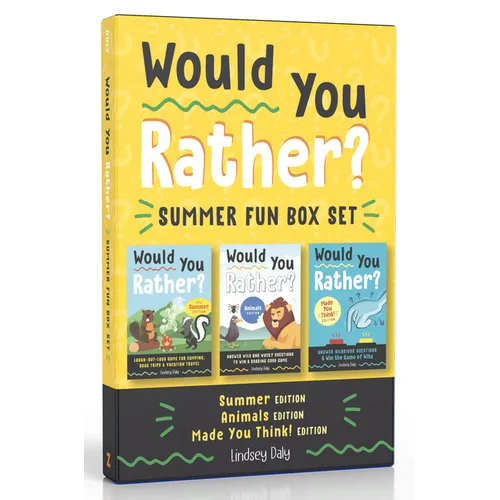 Would You Rather? Summer Fun Box Set: Summer Edition, Animals Edition, Made You Think! Edition