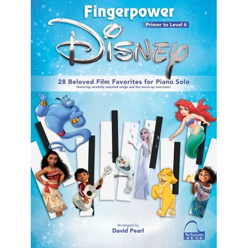Fingerpower Disney: 28 Beloved Film Favorites for Piano Solo for Primer to Level 6 - Includes Illustrations from All the Movies!