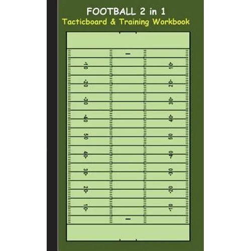 Football 2 in 1 Tacticboard and Training Workbook: Tactics/strategies/drills for trainer/coaches, notebook, training, exercise, exercises, drills, pra