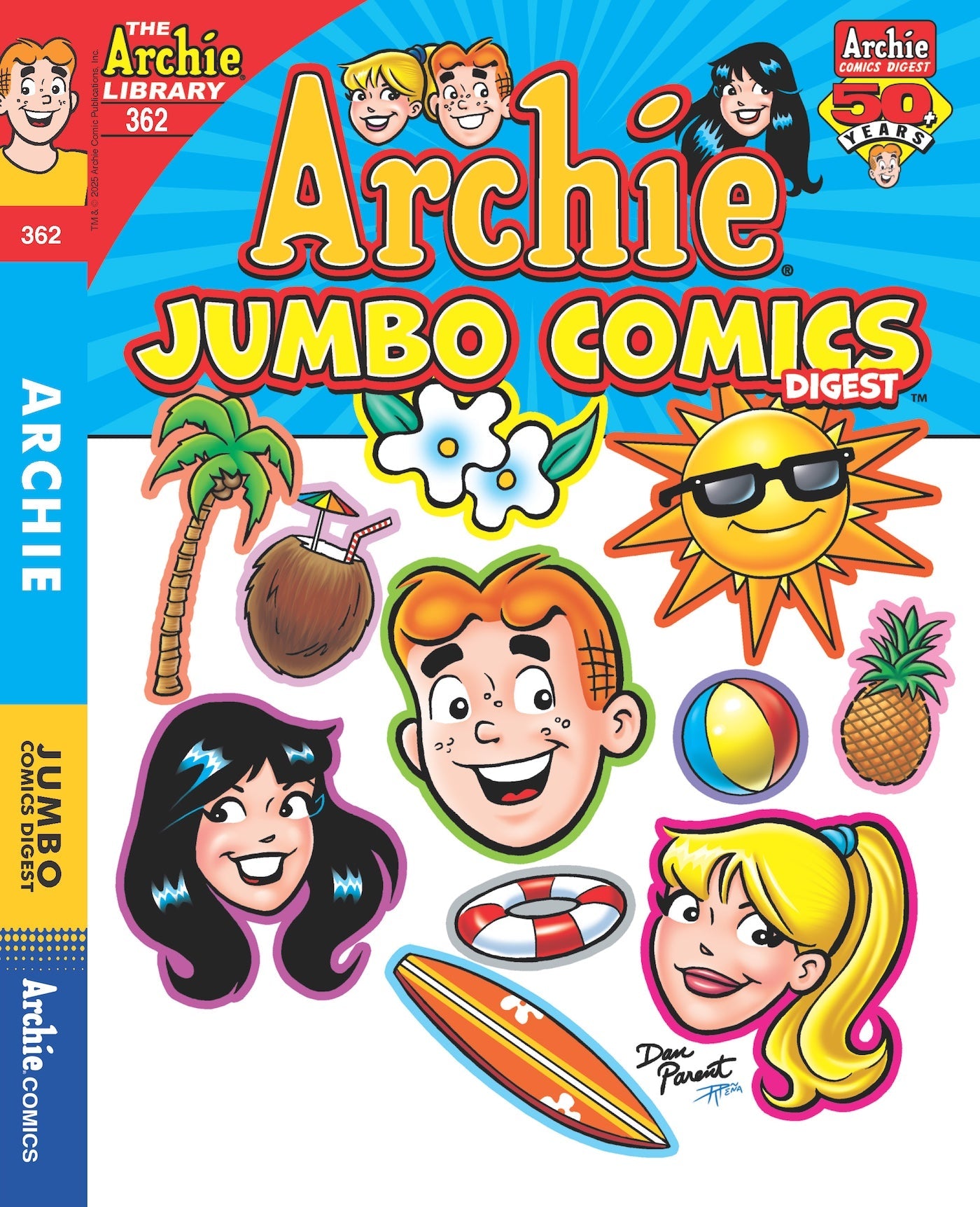 Archie - Jughead 25.07.11: World of Archie Jumbo Comics, The Archie Library #362, Summer with Archie, Betty & Veronica, Sabrina’s 1980s Beach Adventure, Time Travel Chaos & More!